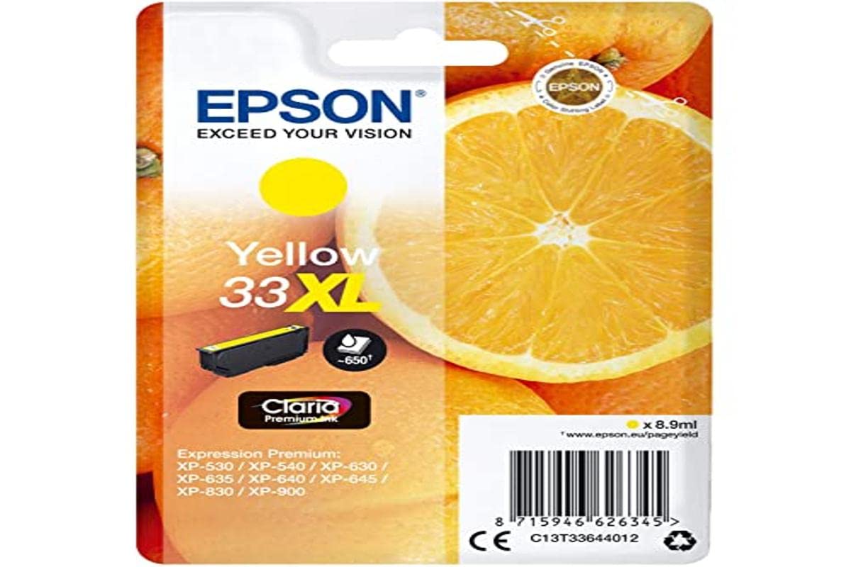 Epson C13T33644022 XL Original Inkjet Cartridges - Yellow