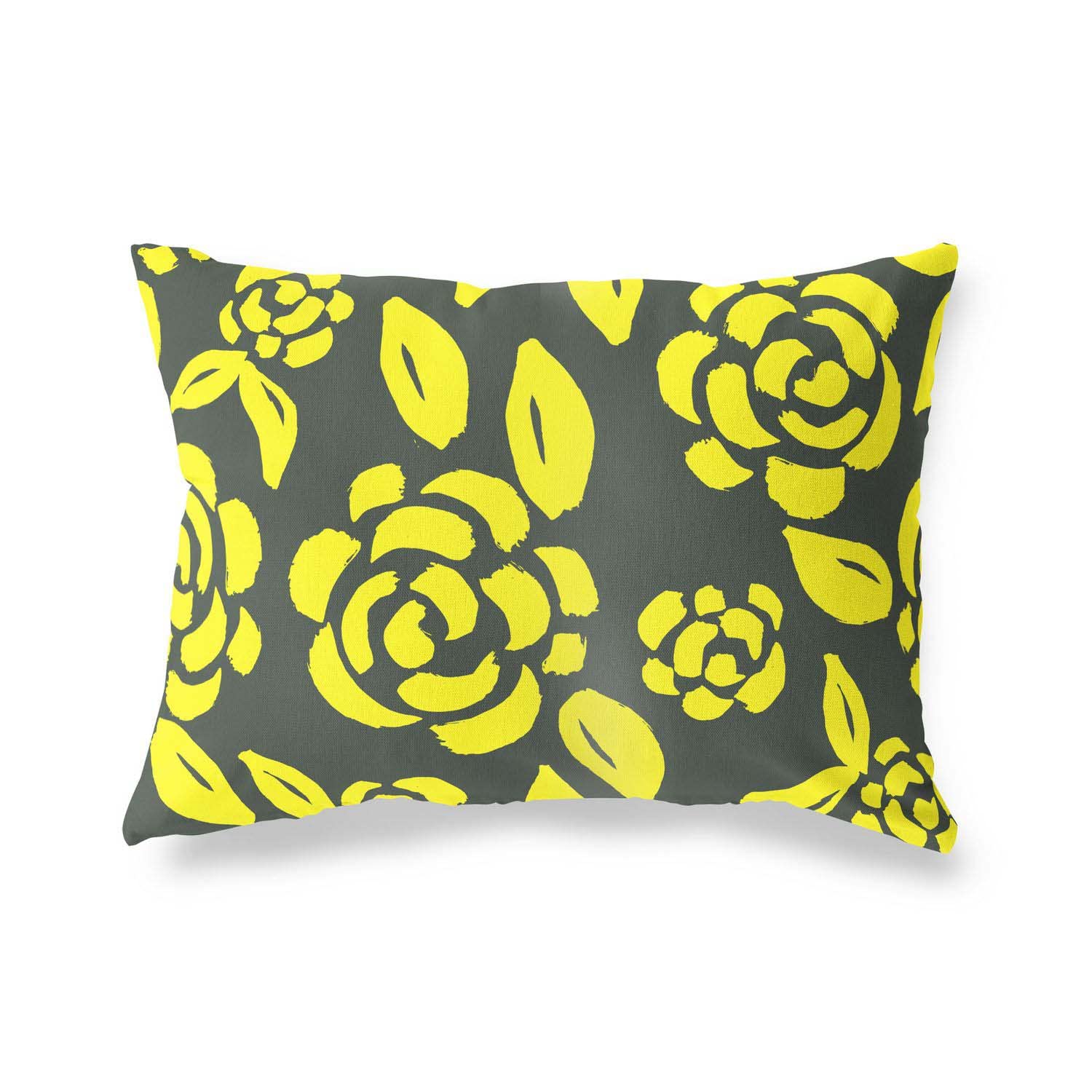 BonaMaison Decorative Cushion Cover, Neon Yellow-Fume Throw Pillow Covers, Home Decorative Pillowcases for Livingroom, Sofa, Bedroom, Size: 45X60 Cm - Designed and Manufactured in Turkey