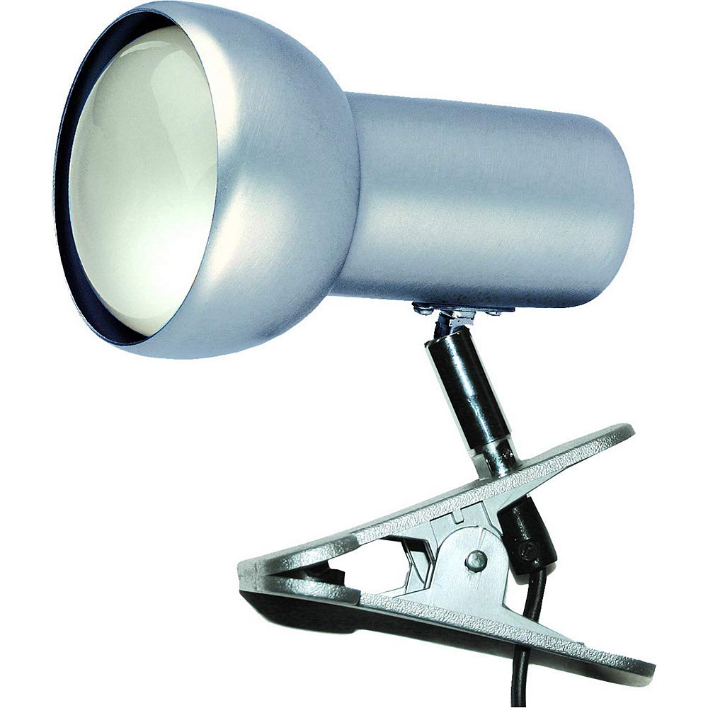 Beleuchtung Klemmstrahler Schwarz matt E27 Klemmlampe Klemmleuchte Spot