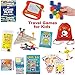 20 Piece Travel Activity Games Bag for Boys and Girls | Traveling Games for Kids in Car and on Airplane | Educational Games and Activities for Family Fun and Independent Play with Storage Backpack