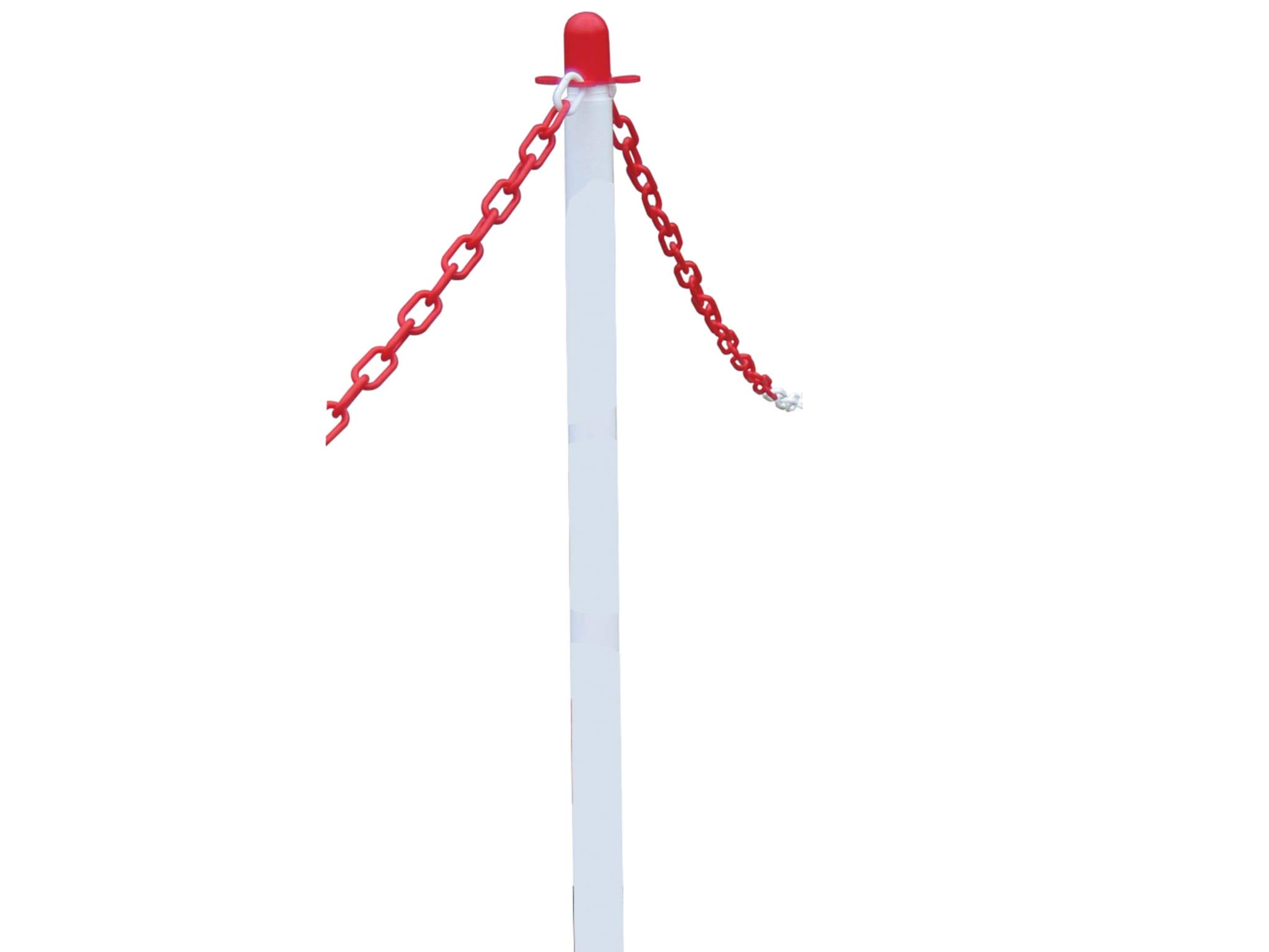 Faithfull FAICHPOSTWH Plastic Post for Chain - White