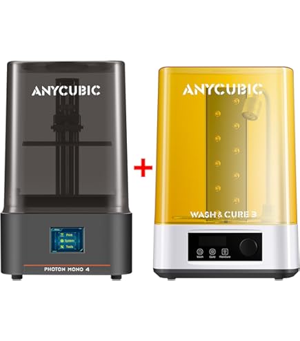 ANYCUBIC Photon Mono 4 and Wash & Cure 3.0, Resin 3D Printer