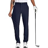 Tyhengta Men's Golf Pants 30"/32"/34" Lightweight Comfy Stretch Work Dress Pants