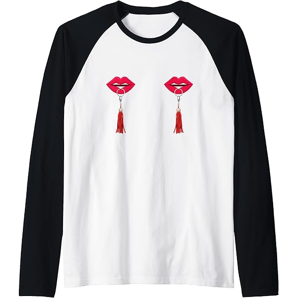 Amazon.com: Womens Burlesque Lips Boobs Nipple Tassel Burlesque