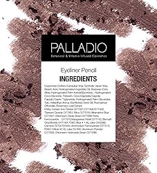 Palladio Wooden Eyeliner Pencil, Thin Pencil