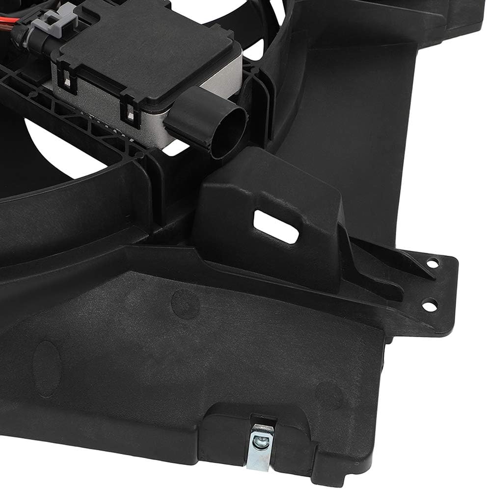 cciyu Radiator or Condenser Cooling Fan Fit for 2006 2007 2008 2009 2010 2011 for Ford Crown Victoria for Lincoln Town Car Mercury Grand Marquis