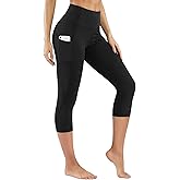 PHISOCKAT High Waist Yoga Pants Women with Pockets, Leggings for Women Tummy Control, Workout Leggings