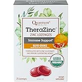 Quantum Health TheraZinc Organic Zinc Lozenges Echinacea & Honey Immune Support for Adults & Kids 12+ Naturally Flavored Bloo