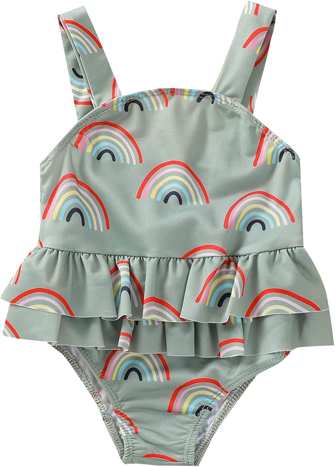 Baby Girl Rainbow Bathing Suit Donut Swimsuits Swimwear Swimsuit Girls 2T 3T Bathing