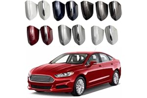 upsped Front Left Driver Side Door Handle Key Bezel Cover Cap for Ford Fusion 2013-2020 (Oyster Grey)