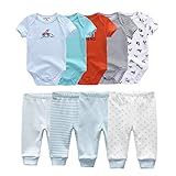 Baby Layette Set Baby Boys' 9-Piece Bodysuits Pants