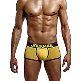 JOCKMAIL Men's Boxer Briefs Mesh Quick Dry Comfort Mens Boxer Briefs Stretch Trunks