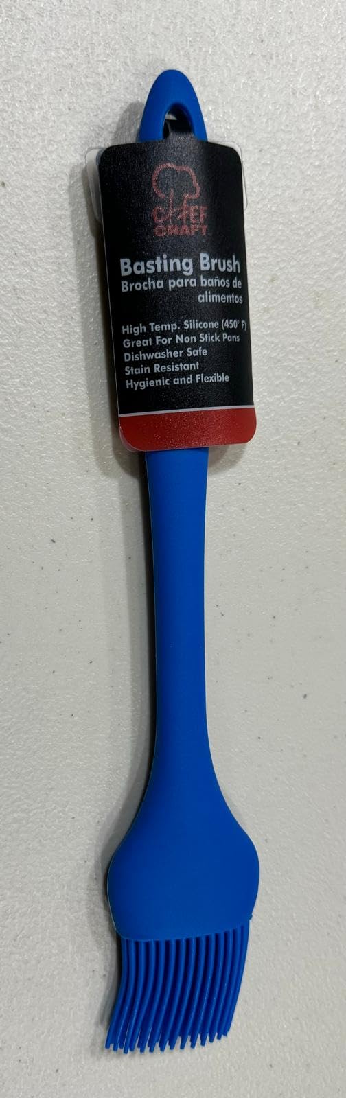 Chef Craft 13470 Premium Silicone Basting Brush, Blue