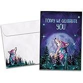 Tree-Free Greetings - Birthday Card - Artful Designs - 1 Card + Matching Envelope - Made in USA - 100% Recycled Paper - 5 x 7 - Celebrate Today (GO65330)