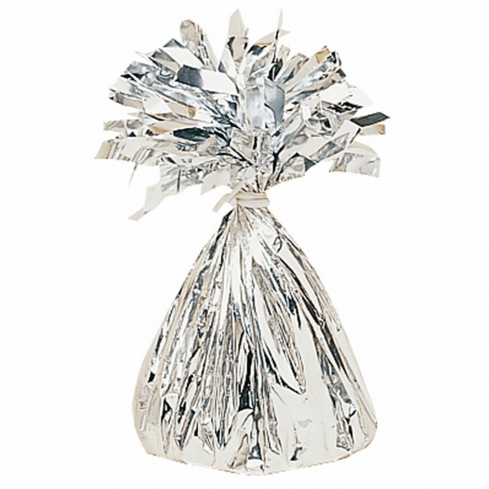 amscan 991365-18, Silver, Tamaño Único