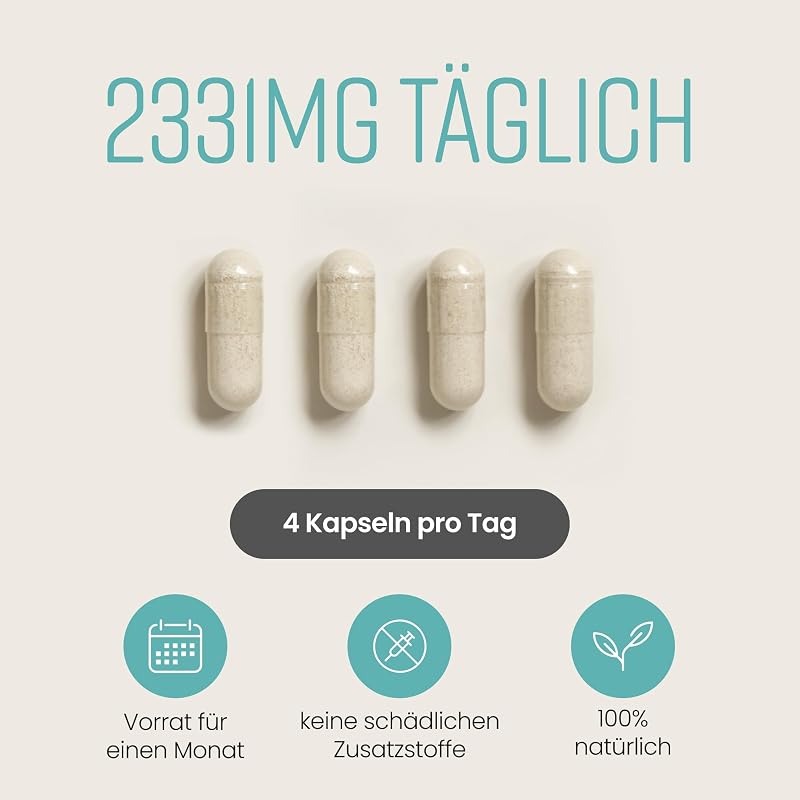 Kollagen Kapseln Hochdosiert 2450 mg | Hydrolysiertes Meeres Collagen Peptide | Hyaluron Kollagen-Präparate mit Vitamin C, E, B2 und Zink | Gelenke Haut Haare | 120 Collagen Kapseln | VitaBright