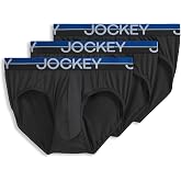 Jockey Men's Underwear Infinite Cool Microfiber Stretch Brief - 3 Pack