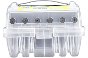 Esquirla Fishing Line Storage Case Line Spool Box Easy to Use Silicone Holes Portable Fishing Line Case