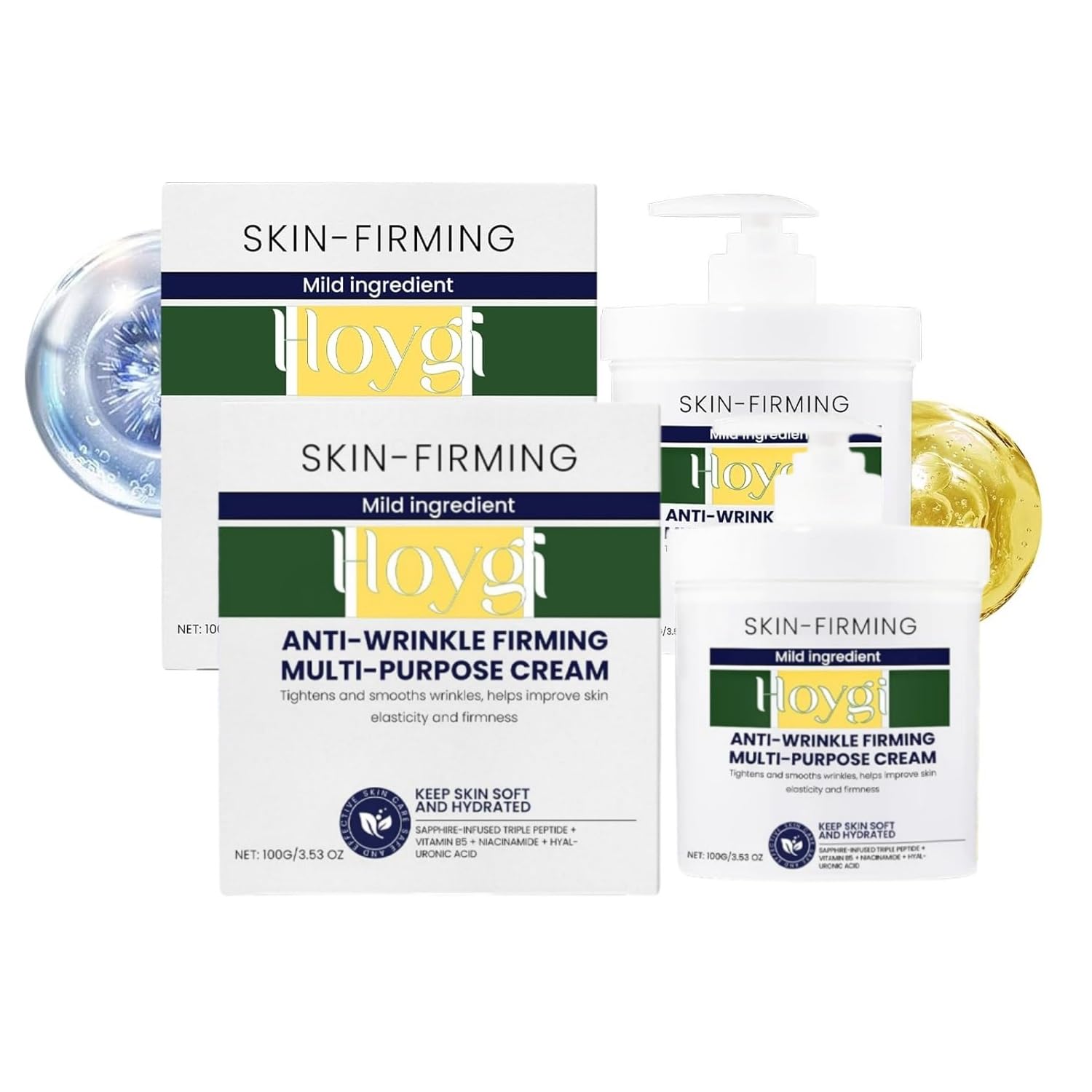 Photo 1 of DafPrauy Advanced Firming & Wrinkle-Reducing Cream, Skin Firming Rejuvenating Cream, Skin Firming Cream, Anti-Wrinkle Firming Multi-Purpose Cream For All Skin Types (100g/2pcs) ?