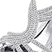 SheSole Women's Low Heel Dance Wedding Sandals Strappy Dress Shoes Silver Gold Heel