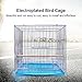 LLY 2019 Metal Travel Bird Cage Parrot Transport Cage Carrier Portable Perch pet Birdcage Carry Travel Box for Parrot Finches, Canaries & Budgiesthumb 2
