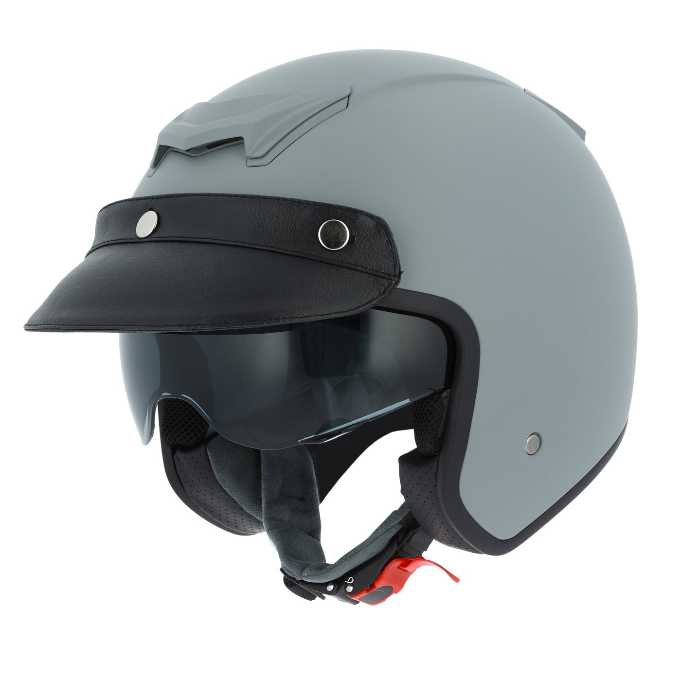 Taille M Astone Helmets Casque Moto Jet Sportster Marron Vêtements de
