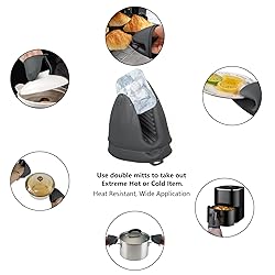 ChufanMomsil 6 Pack Mini Oven Mitts Silicone Pot