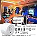 iKustar Wi-Fi Smart Plug Socket: Ultra-Compact Size Outlet Compatible With Amazon Alexa Google Home| Wireless Remote Control Your Devices| Energy Saving Smart Socket With Timer (WP5-White-2)