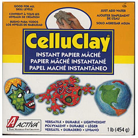 Activa Products Celluclay Instant Papier Mache (Original Gray) - 1 Pound
