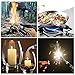 Electric Arc Lighter Kitchen Lighter USB Rechargeable Long Lighter Candle 360° Flexible Neck, No Spark & Smell, Flameless Windproof Fire Candle Lighter for Camping Grilling BBQ Gas Stove, Black