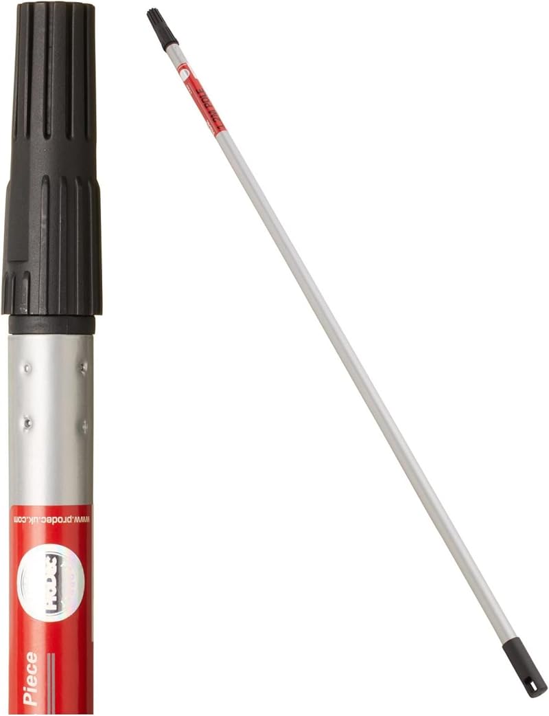 ProDec 1.2m Steel Extension Pole for Paint Roller Frames - Extended Reach