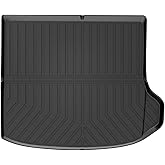 Powerty Trunk Mat for 2022-2024 2025 2026 Jeep Grand Cherokee Accessories Cargo Mats TPE All Weather Cargo Liner Heavy-Duty Trunk Liners(NOT for Grand Cherokee L)