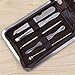 Bestwishes2u 9pcs Stainless Steel Nail Clippers Care Personal Manicure, Travel & Grooming Kit, Manicure Suit Tools