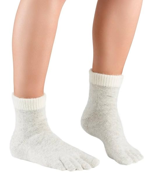 title=Knitido Naturals Angora- Calze con dita in Angora