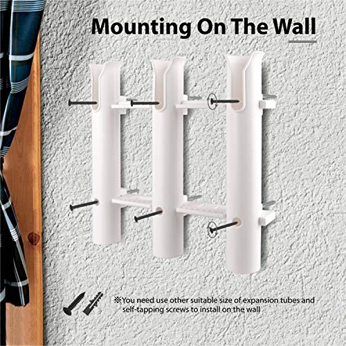 CAIKEI Fishing Rod Rack Rod Holders Tube Rod Racks with Reel and Tools Slot for Rod Fishing, Deep Sea Fishing and Trolling - Thumbnail 5