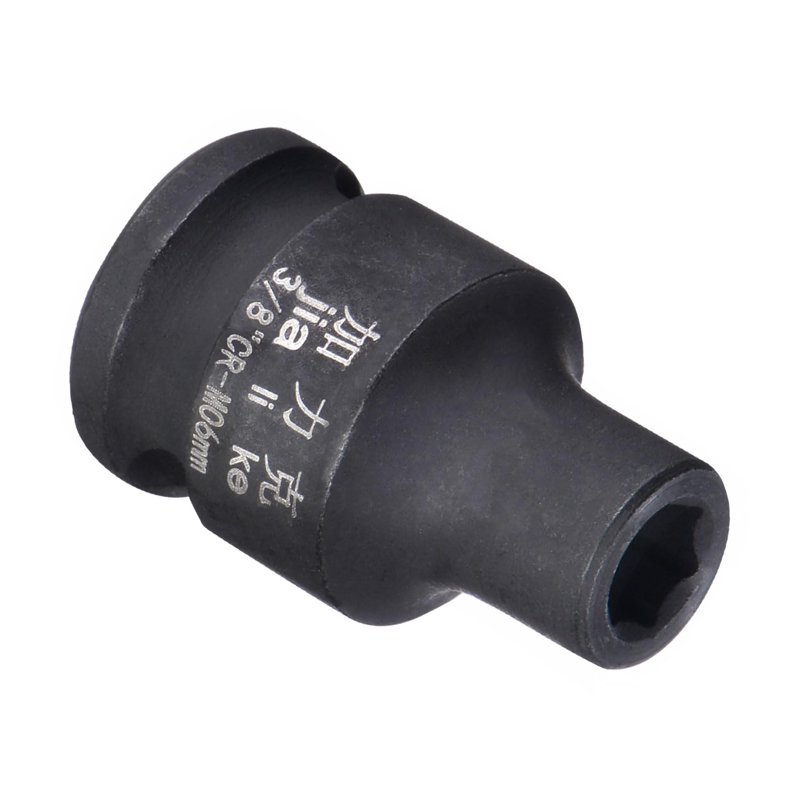 CoCud 6-Point Shallow Impact Socket, 3/8-Inch Drive 6mm Socket, Cr-Mo Spindle Axle Nut Impact Socket - (Applications: for Household Maintenance)