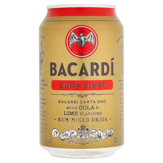 Bacardi Rum Mixed Drink, 330 ml Amazon.co.uk Grocery