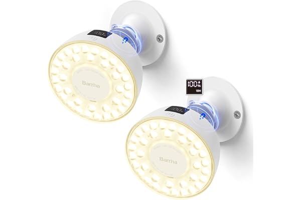 Barrina Orbgrow OG03C Rechargeable Puck Grow Light, 4000K, Cordless Full Spectrum Plant Light for Indoor Plants, Magnetic & T