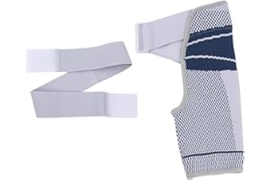 Shoulder Brace for Men Women, Adjustable Breathable Shoulder Compression Sleeve for Torn Rotator Cuff Pain Relief, Strains Di