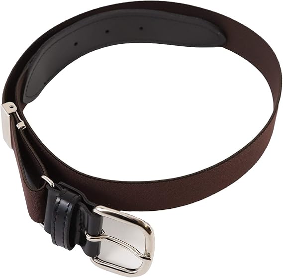 Amazon 子供 ベルト ゴム 小学生 茶 45 70cm Kodomobelt01 ベルト 通販