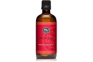 P&J TRADING P&J Fragrance Oil | Candy Cane Oil 100ml - Candle Scents for Candle Making, Freshie Scents, Soap Making Supplies, Diffuser Oil Scents