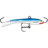 Rapala Jigging Rap, Ice Fishing Jigging Lure, Walleye Pike and Perch Jig, Vertical Jigging Bait, 4-3/8", Chrome Blue