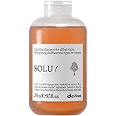 Davines SOLU/Shampoo, Clarifying Cleanser for All Hair Types - Removes Product Build-Up, Residue &amp; Pollutants - Deep Cleaning Formula with Buckwheat Extract Refreshes Scalp &amp; Hair