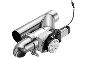 SPELAB Electric Exhaust Cutout 2.5 Inch with Elbow Muffler Exhaust Valve Kit with One Controller Remote Kit