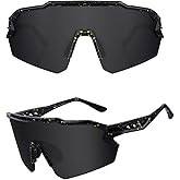 Ukoly Baseball Sunglasses For Men Women,Sports Sunglasses For Baseball Running Cycling UV400 protection TR90 Frame 615