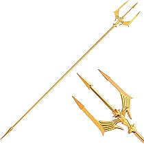 ZKBWFLA Metal Trident Sword, Cosplay Props Available for