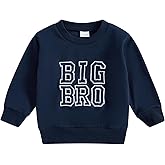 Eadrioss Toddler Baby Boy Girl Clothes Embroidered Big Brother/Sisther Little Bro/Sis Matching Outfit Sweatshirt Shirt Tops