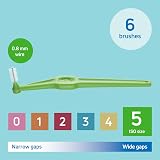 TePe Interdental Brush Angle Green ISO 5 0.8mm 6 pcs view 2