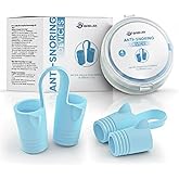 BABURI Nasal Dilators 4-Pack, Comfortable Silicone Nose Inserts for Breathing Support During Sleep, Reusable Nasal Airflow Support for Nighttime Use