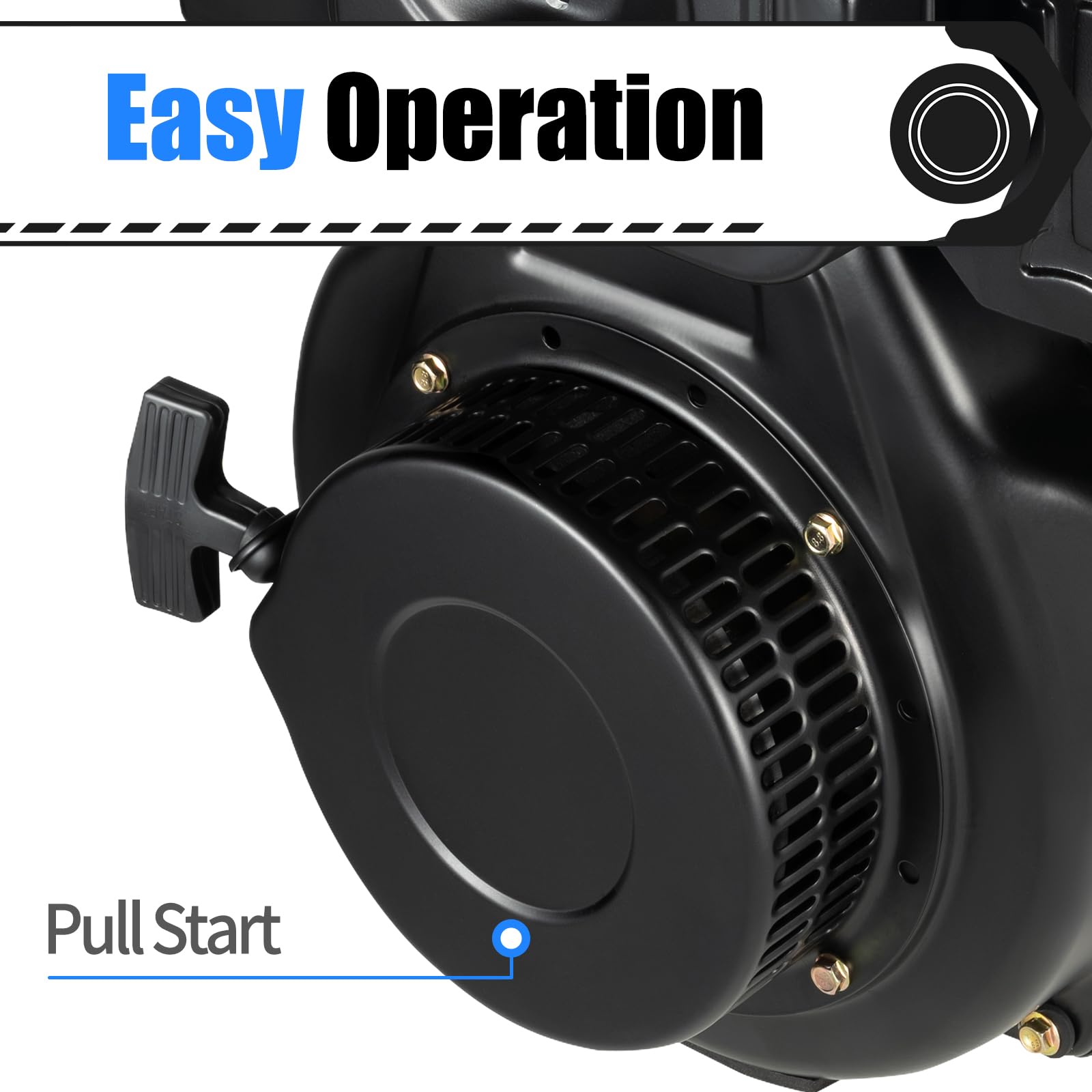 Motore Diesel 418cc 10HP 4 Tempi Monocilindrico Raffreddato Ad Aria &ndash; Modello 186FA